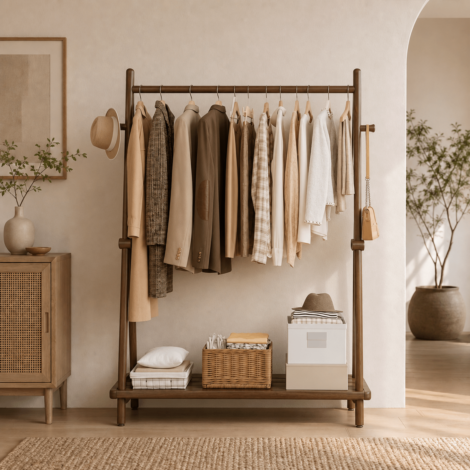 3-in-1 Clothes Rack vs. Vented Mobile Rack: Planted or Rolling?